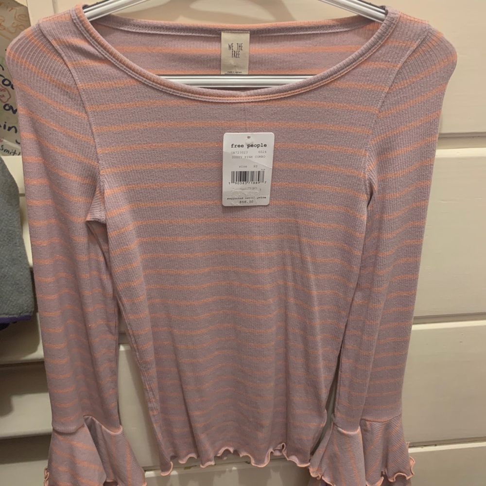 free people bell sleeve top